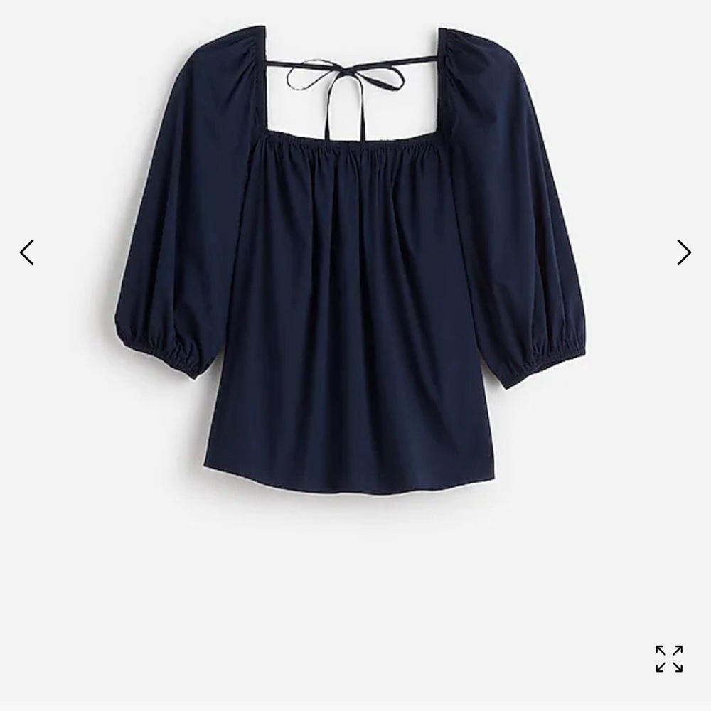 NWT Madewell Puff-Sleeve Babydoll Top